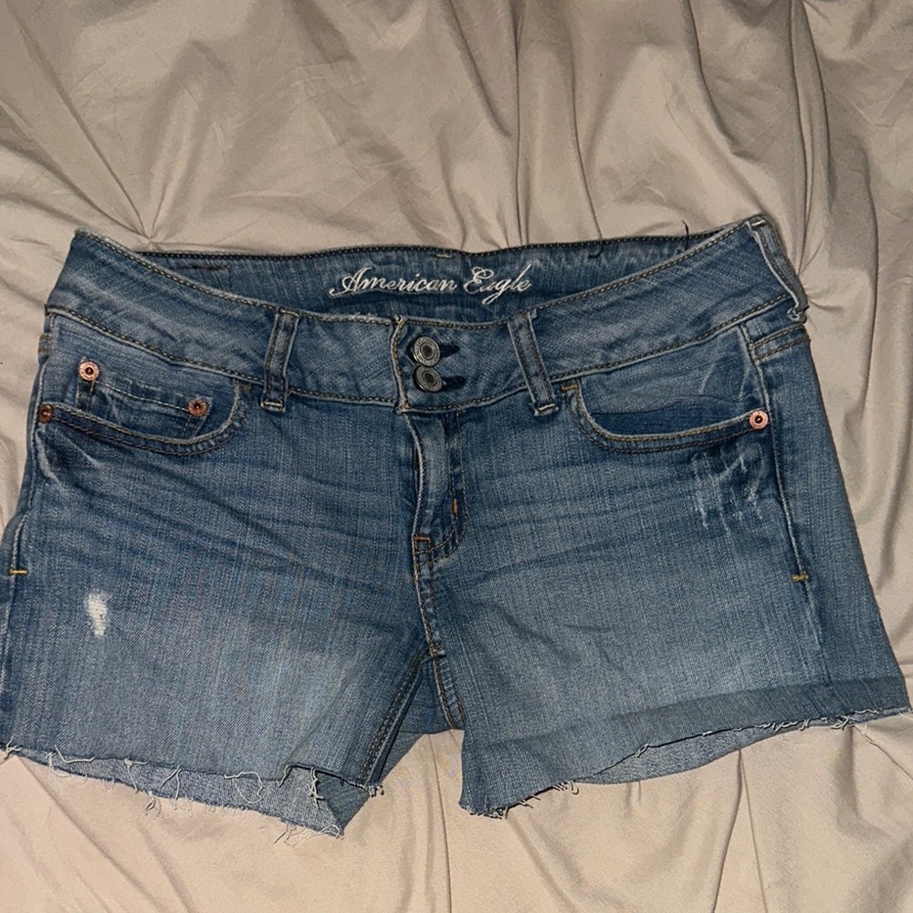 American Eagle Outfitters Women's Blue Denim Shorts